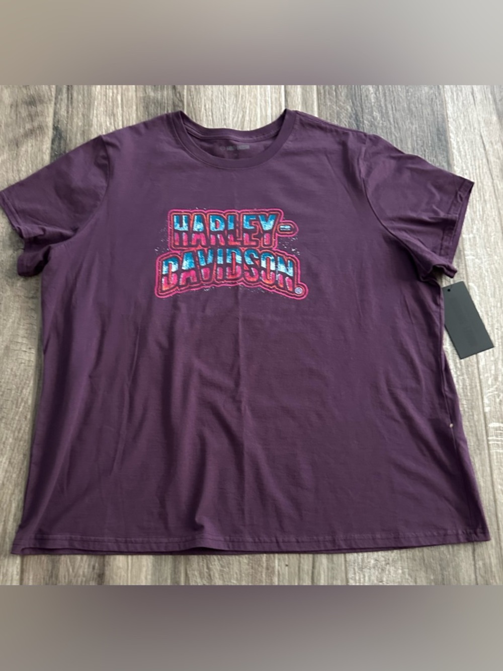 Harley-Davidson Women's Purple Graphic Tee